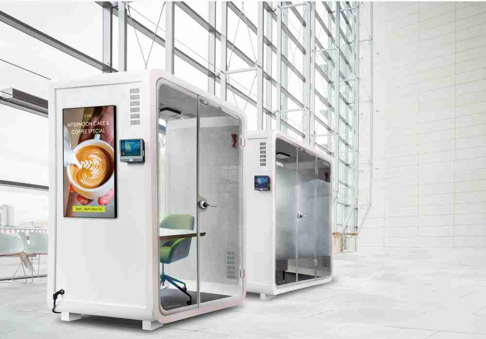 z6mg·人生就是博子公司达擎之智慧行动办公舱，，采用PDLC智能调光玻璃设计，，，透过通电与断电的电流切换，，，呈现透明与雾面效果，，，，具节能降耗特性并兼顾隐私，，，，确保信息安全